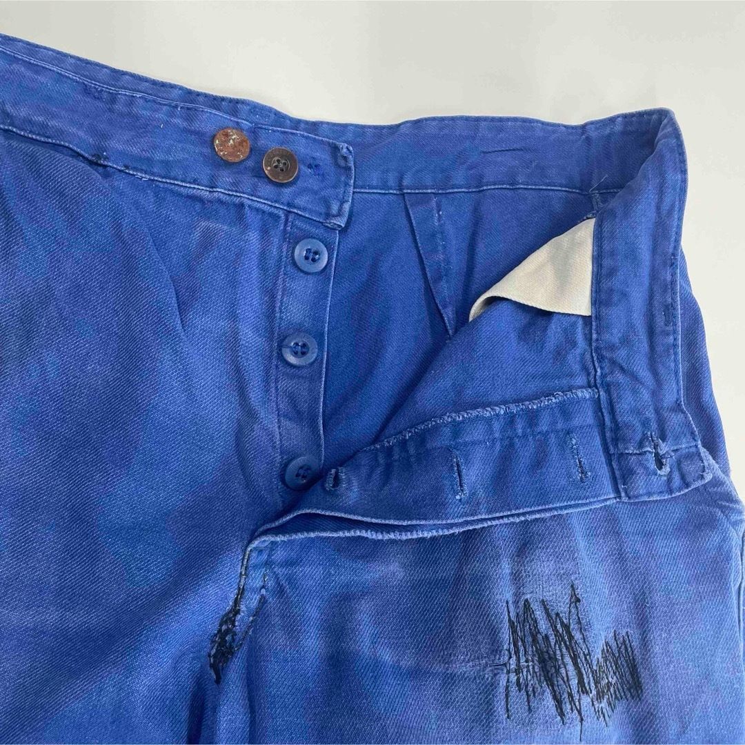 ビンテージ フランス モールスキン ワーク パンツ 48 70s ユーロ ビンテージ フランス モールスキン ワーク パンツ 48 70s ユーロ