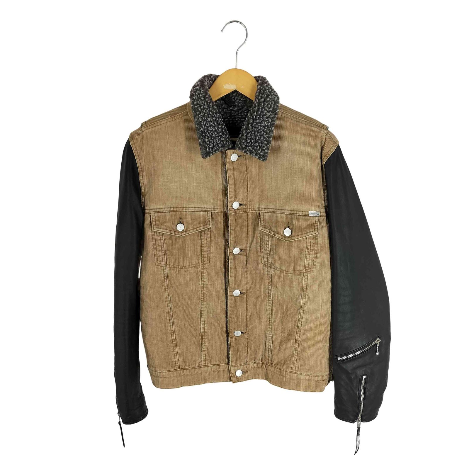 グッドイナフ GOODENOUGH レイヤードデザイン レザーライダース 