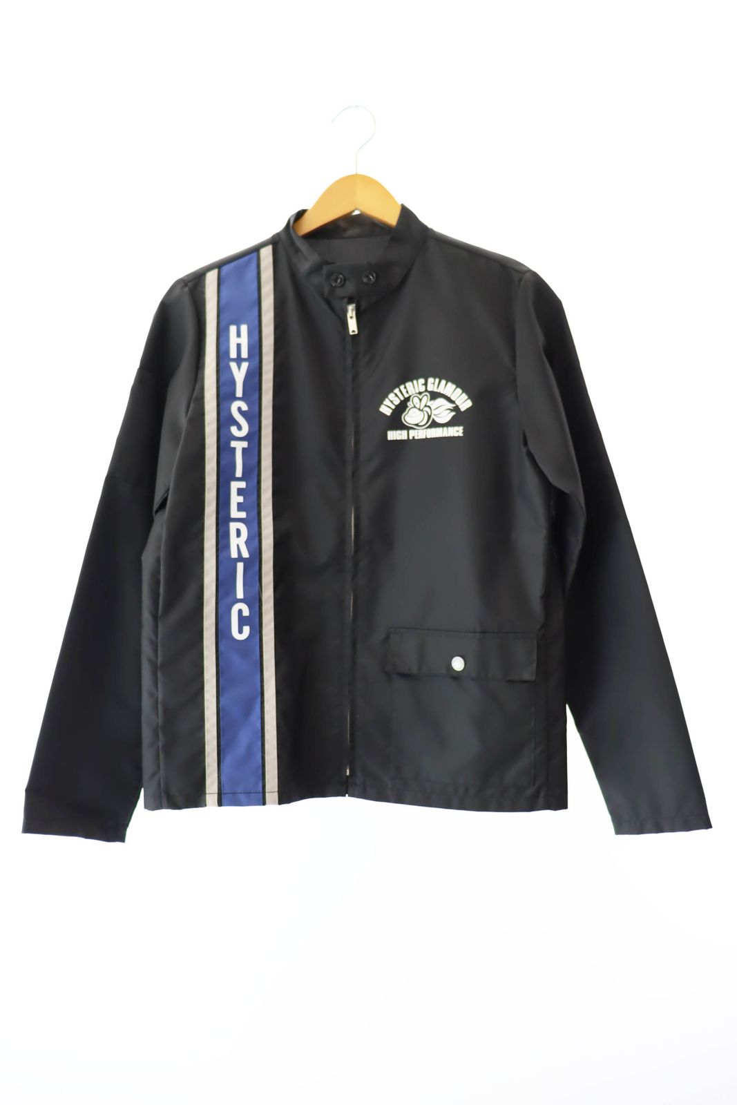 ヒステリックグラマー ナイロン レーシングジャケット M 0202AB01 HYSTERIC GLAMOUR（ヒステリックグラマー）の「HYS GOOD TIME