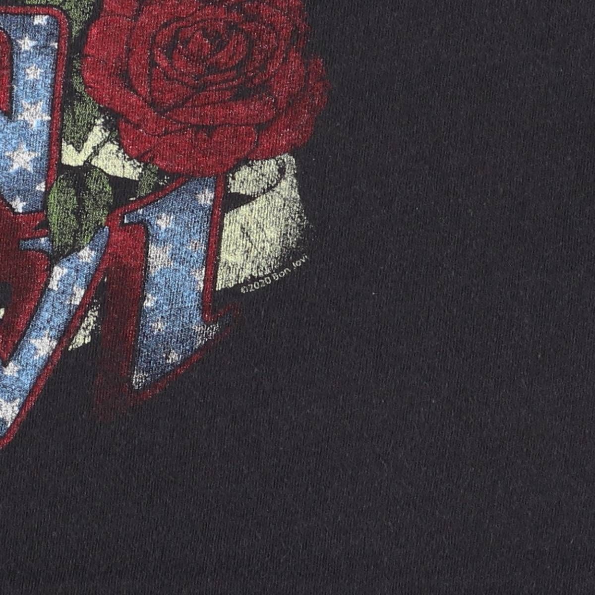 古着 BON JOVI ボンジョビ バンドTシャツ バンT メンズXL相当