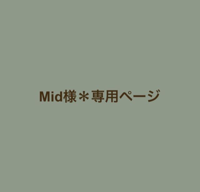 Mid様＊専用ページ - メルカリ