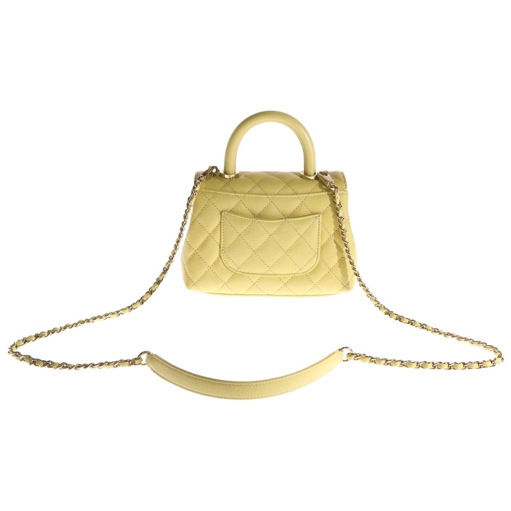 み*マ様 CHANEL シャネル マトラッセ ココマークゴールド金具 チェーンシ CHANEL (シャネル) ココハンドルXXS ココマーク マトラッセ