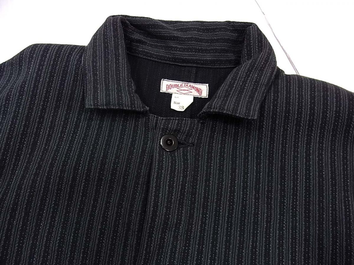 美品 定価4万円◇JOE McCOY THE DOUBLE DIAMOND ドビーストライプ  