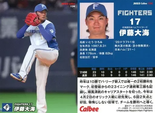 2025年最新】プロ野球チップス2022伊藤大海の人気アイテム