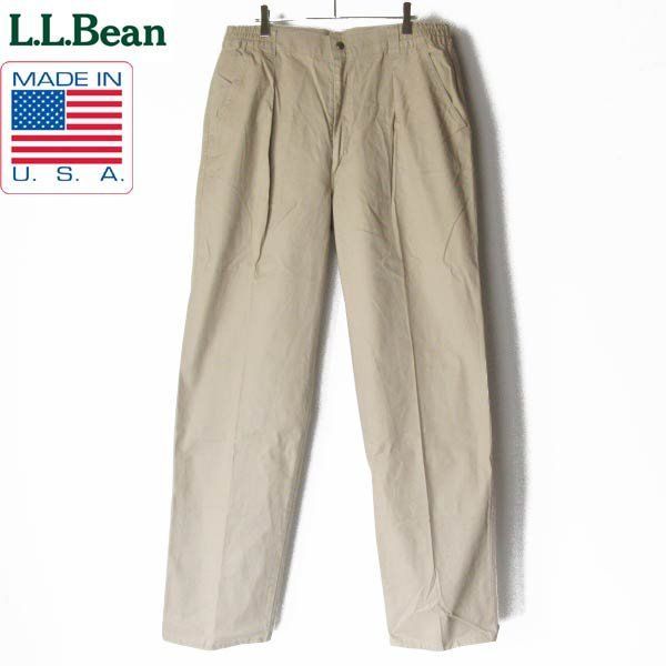 80s L.L.Bean PATHFINDER イージー パンツ W38 L34 エルエルビーン デッドストック アメリカ製 ビンテージ D151-25-0048ZV