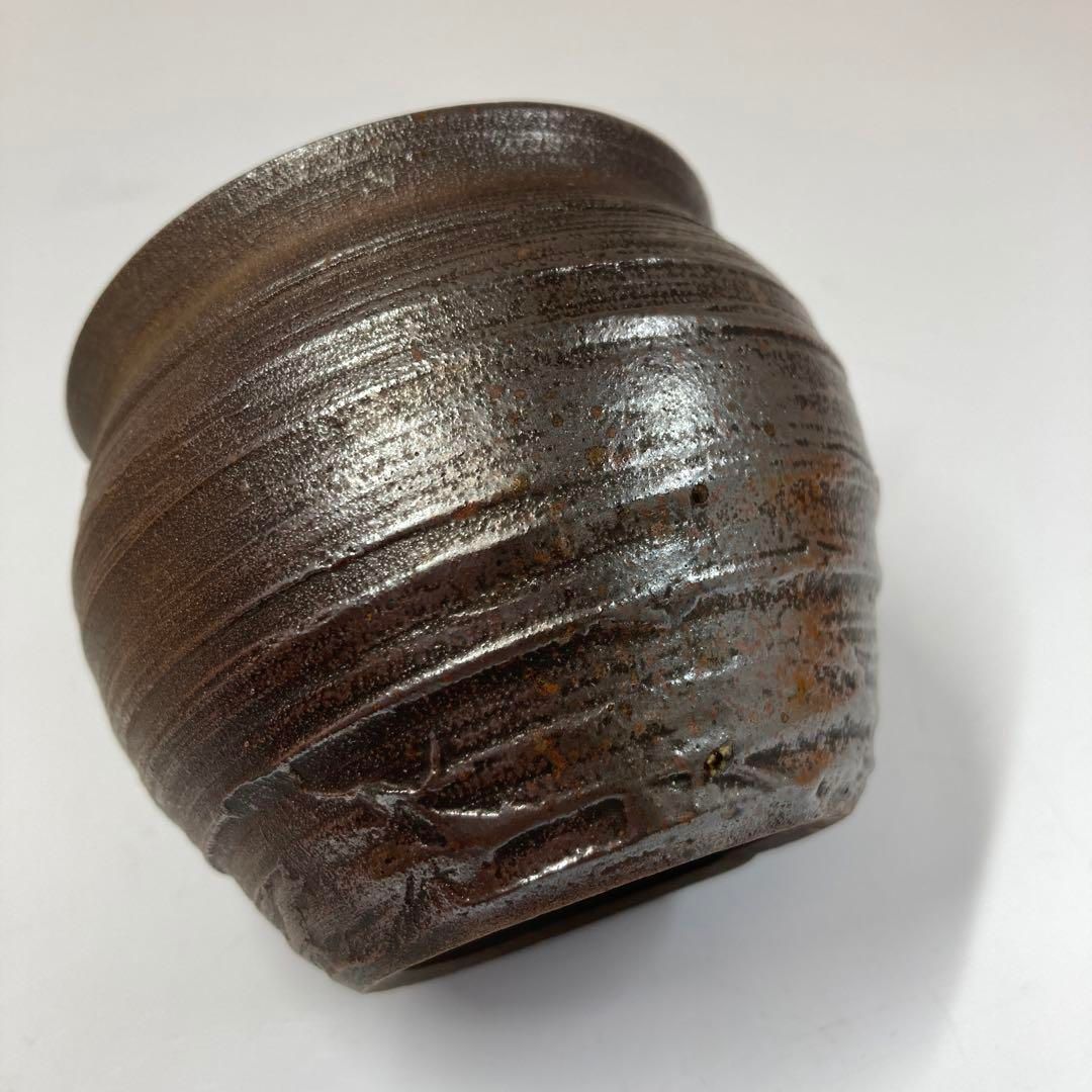 古越前　お歯黒壺 古越前 お歯黒壺