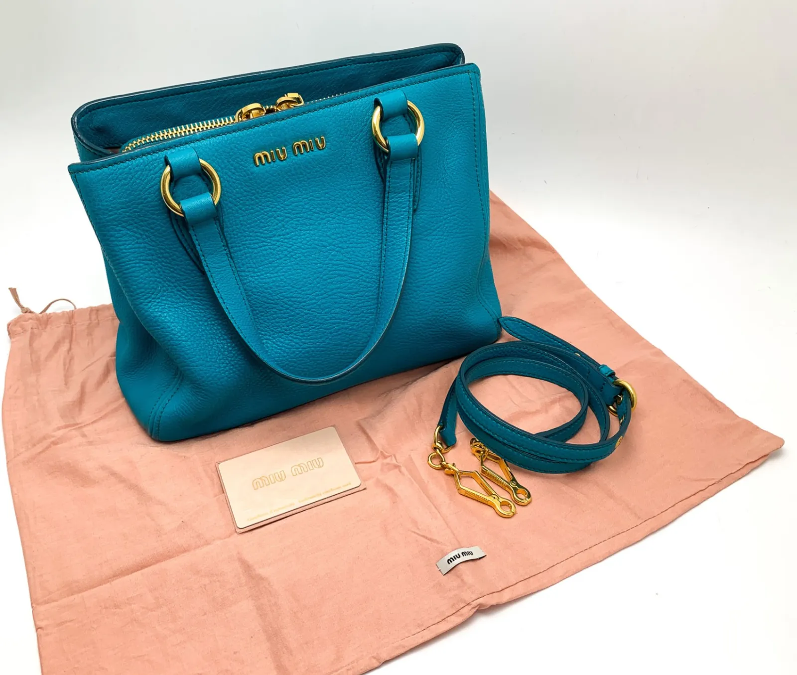 MIUMIU ミュウミュウ VITELLO CARIBU ヴィッテロカリブ RN0757 