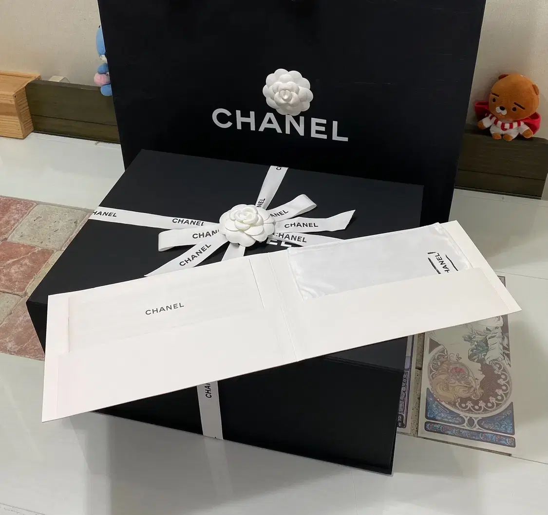 シャネル マグネットボックス 41x30 5x17 5 バインダー リフィル BOOK リボン カメリア お買い物バッグ