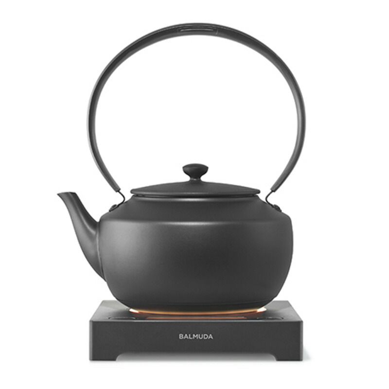 メーカー正規品 バルミューダ BALMUDA MoonKettle 温度調整機能つき電気ケトル ブラック KPT02JP-BK