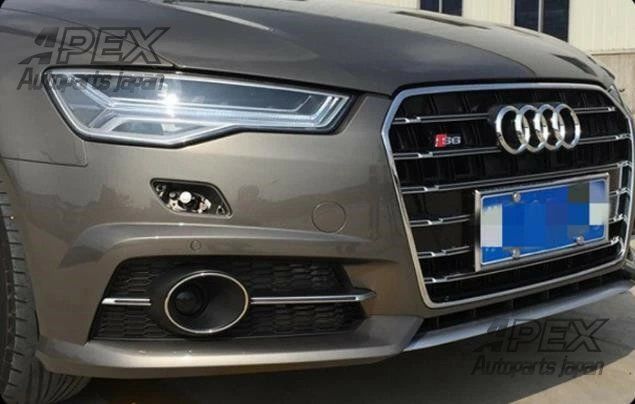 アウディ A6 C7系 後期 2016－2019年 ４色選択可 フロントグリル S6ルック フロントガーニッシュ 外装カスタム