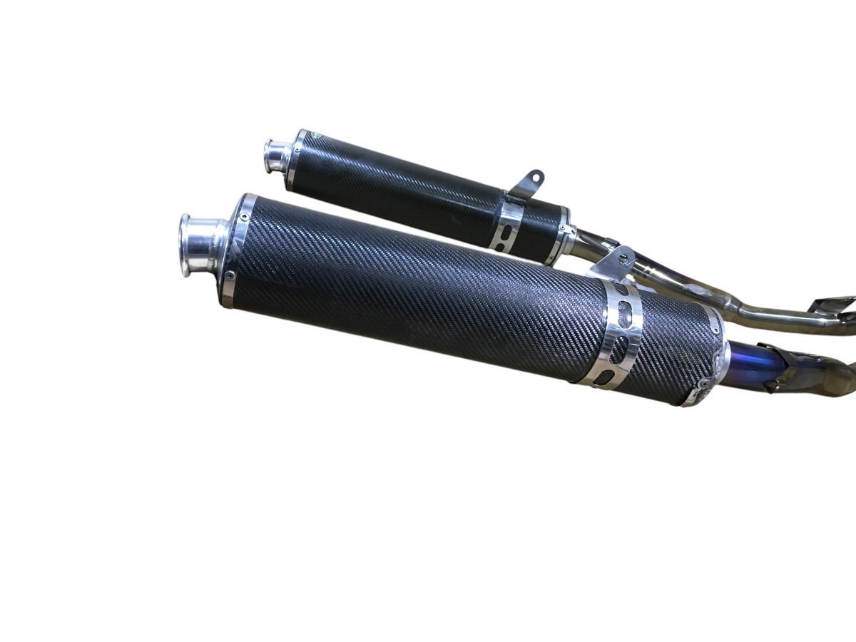 カーボンサイレンサー 2本出し