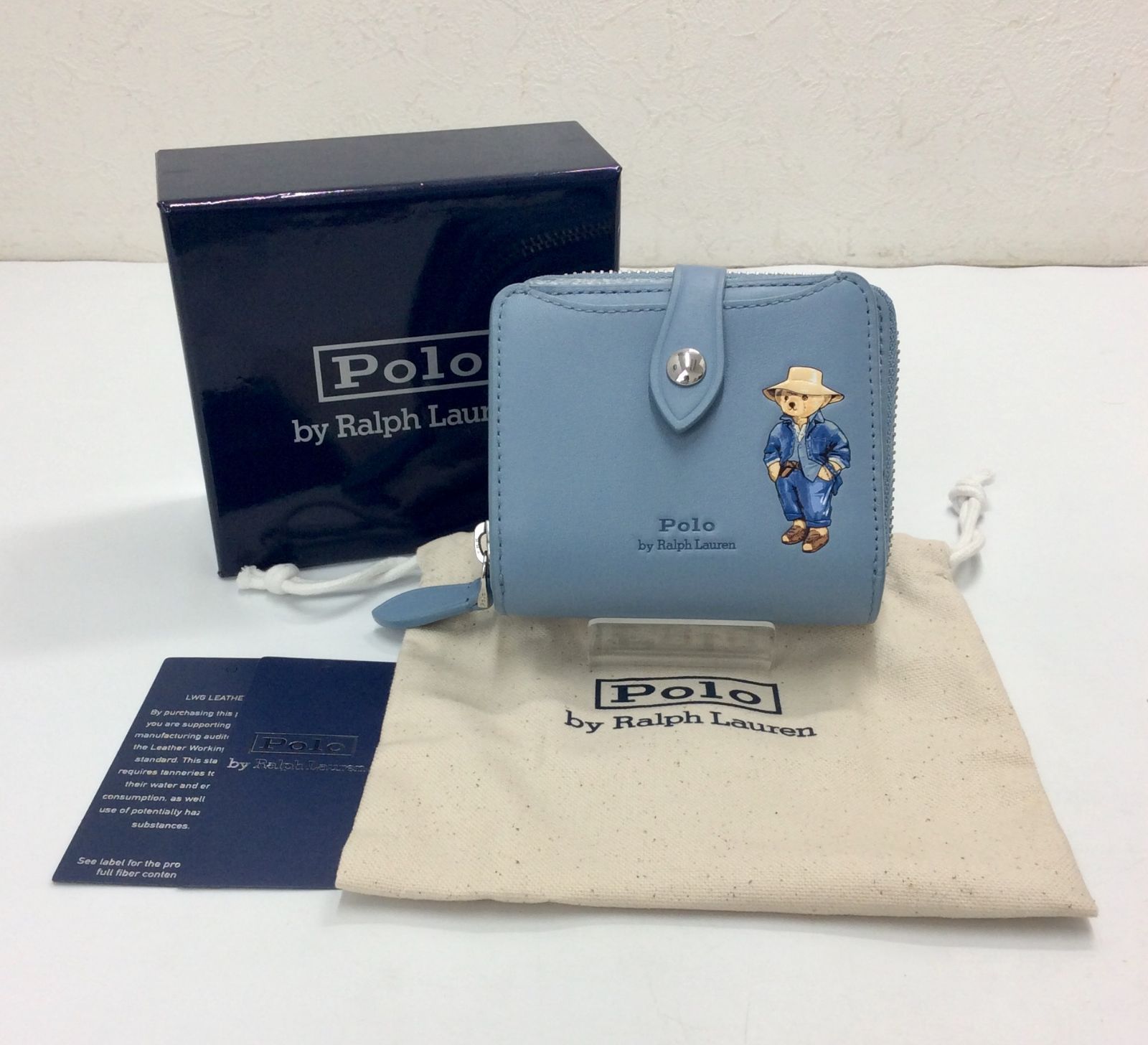 未使用品】RALPH LAUREN ラルフローレン Poloベア レザー