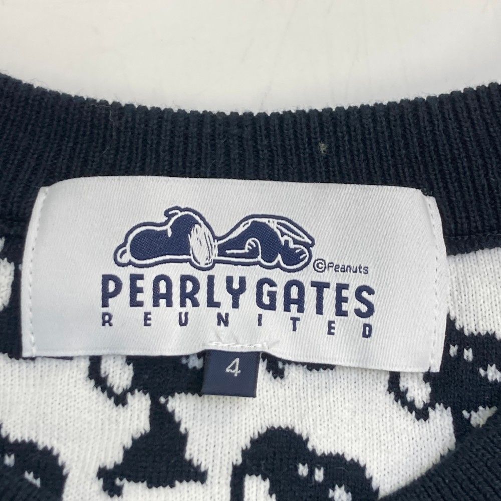 PEARLY GATES スヌーピー柄 セーター サイズ5 PEARLY GATES スヌーピー柄 セーター サイズ5