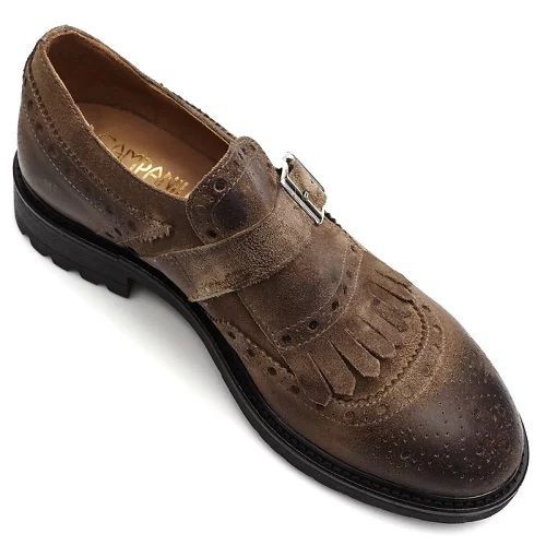 新品 CAMPANILE レザーシューズ 革靴 【サイズ：40】 ベージュ