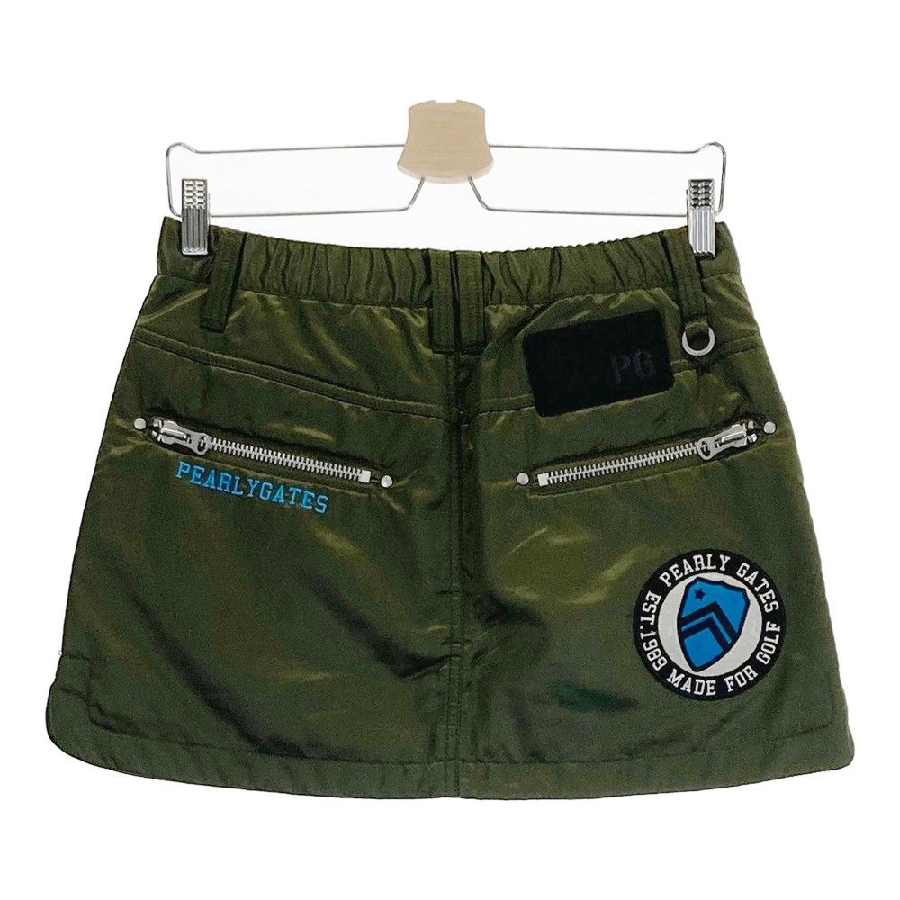 サイズ：1 PEARLY GATES パーリーゲイツ 中綿スカート カーキ系