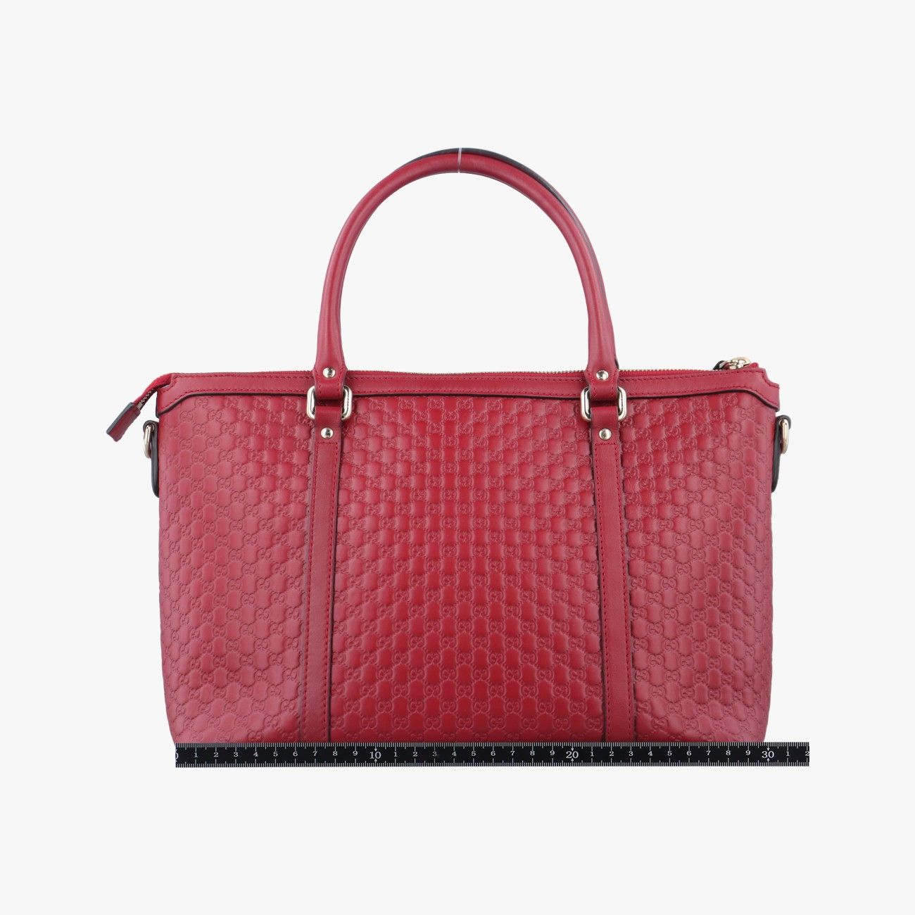 グッチGucciマイクログッチシマレッドレザー449656E028909356