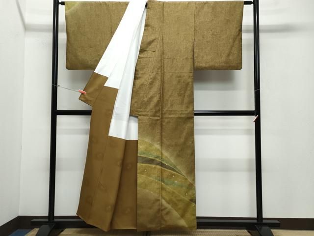 平和屋着物○金彩友禅作家 金彩の魔術師 堀省平 金煌