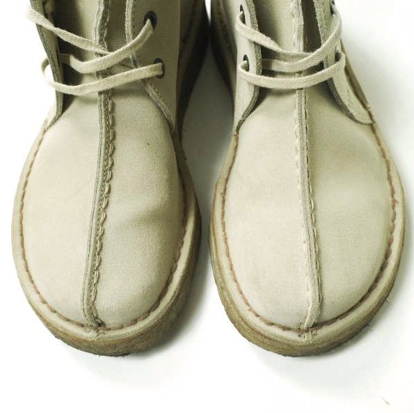 Clarks x BEAMS クラークス ビームス 別注 40周年記念 Desert Trek Hi デザートトレック ハイ 26120679 UK6(24cm)  SAND チャッカ ハイカット スエード シューズ g17923 - メルカリ