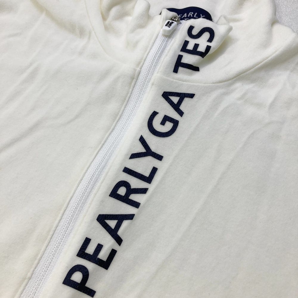 サイズ 4 PEARLY GATES パーリーゲイツ ハーフジップ長袖Tシャツ 微起毛 ホワイト系 240101538460 ゴルフウェア メンズ ストスト LLC-HASEGAWATOSO_COM