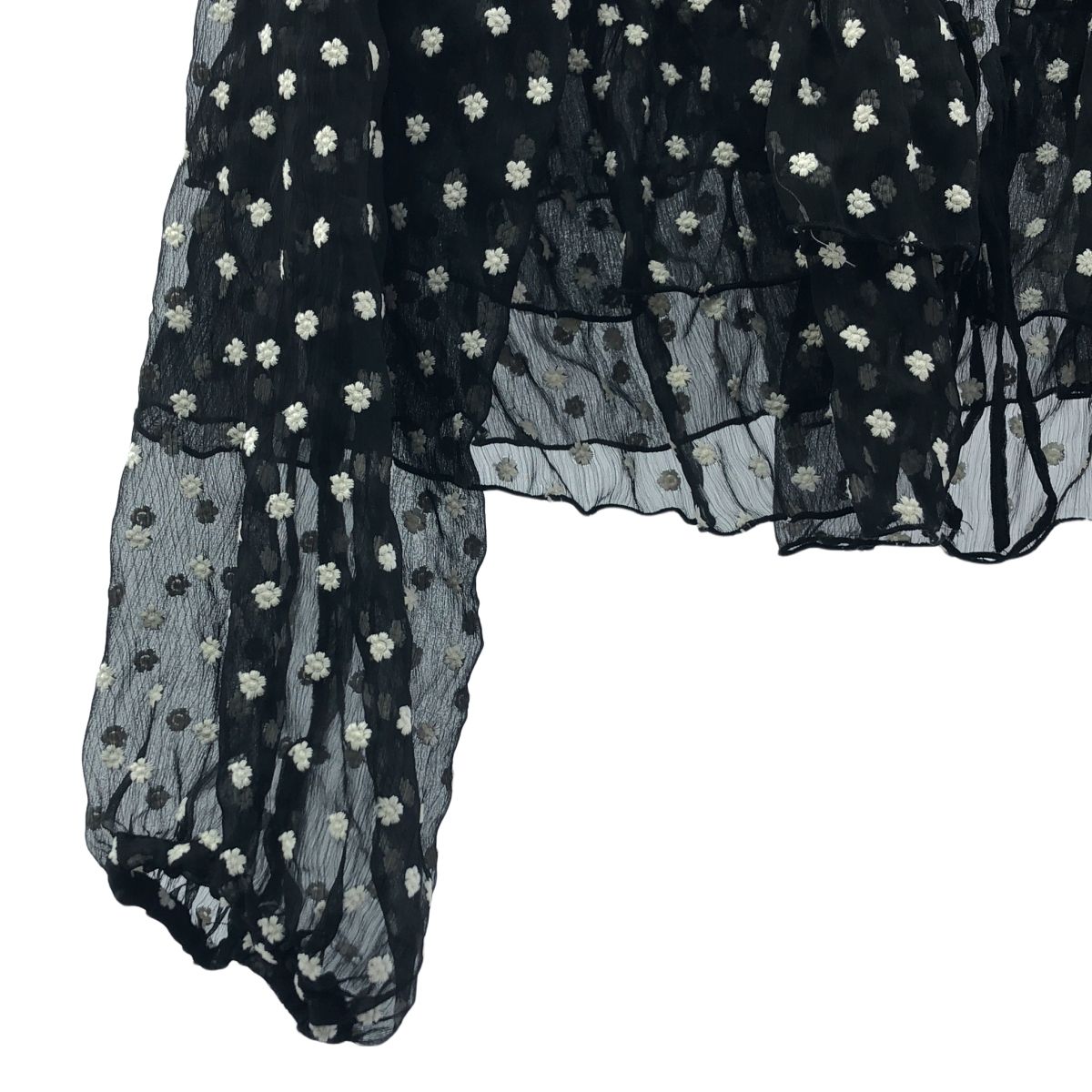 SHENERY / シーナリー | フリルカラー2WAYシフォンブラウス | F