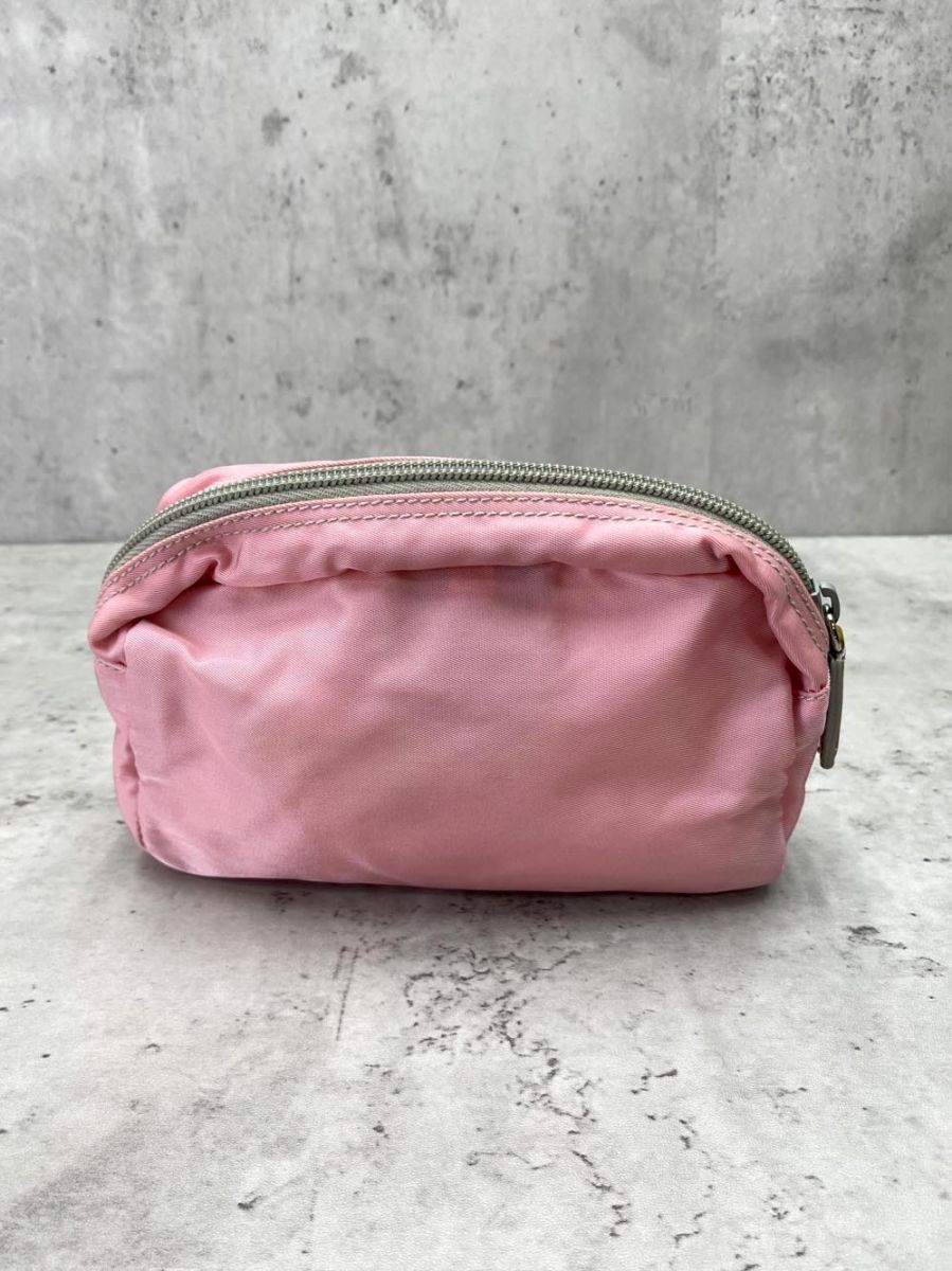【美品】PRADA ナイロンポーチ 三角ロゴプレート ピンク 楽天市場】プラダ PRADA ポーチ 1N1576 ピンク ナイロン ロゴ