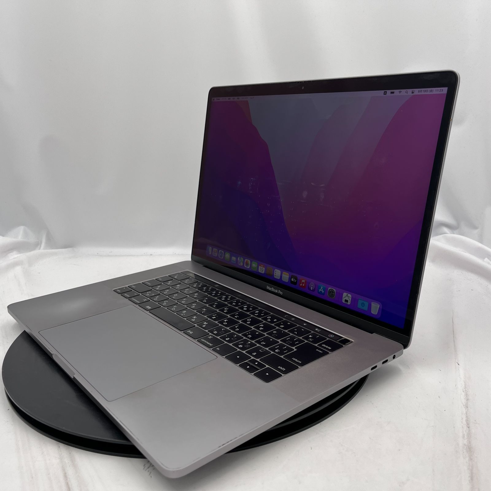 電源ボタン塗装剥げ Apple MacBook Pro 15-inch 2016 スペースグレイ Core i7 6700HQ 16GB SSD 250GB NVMe 15.4インチ macOS Monterey ノートPC RM235