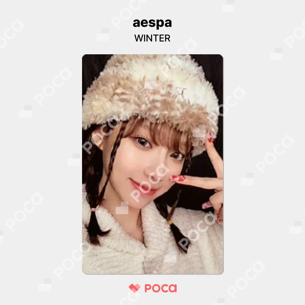 aespa ウィンター トレカ 2022 PINK CHRISTMAS PHOTO CARD