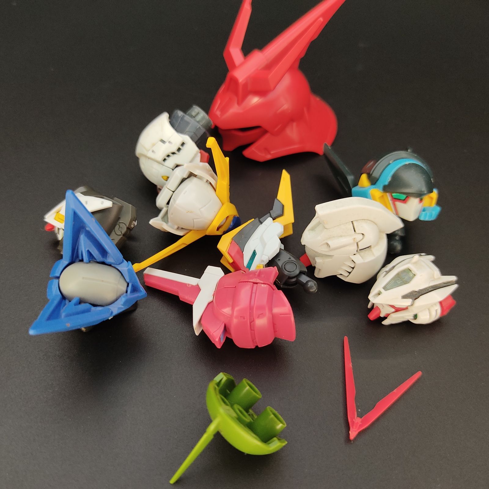 ガンプラ【未検品/ジャンク】MG 1/100 SDガンダム他 頭・ヘッド