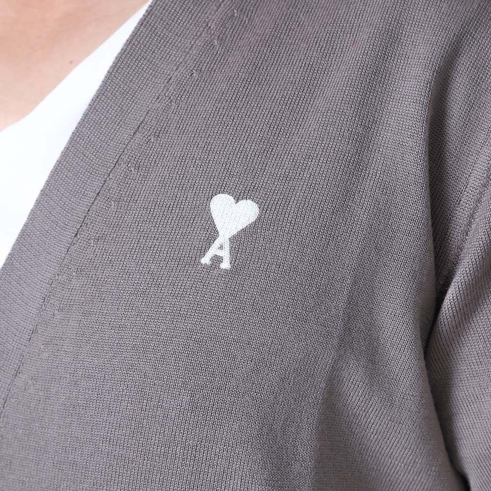 AMI Paris Ami de Coeur カーディガ ン アミパリス グレー 楽天市場