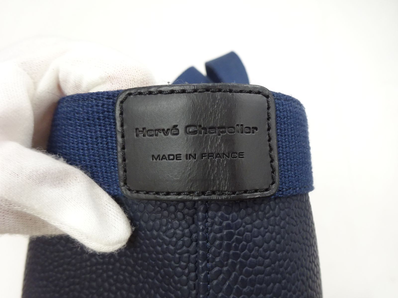 エルベシャプリエ　705gp ネイビー×ネイビー 店舗購入品　ケアカード付き エルベシャプリエ Herve Chapelier 705GP (コーテッドキャンバス