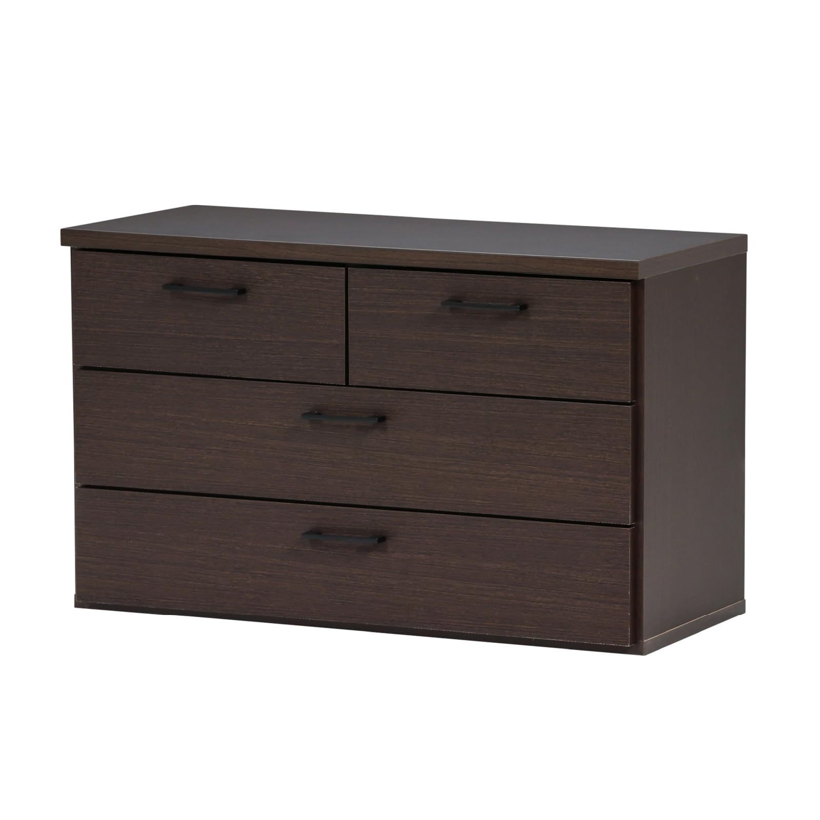 新着商品 ブラウン サンデー 90cm幅3段 419891 チェスト nakakei 関家具 sekikagu