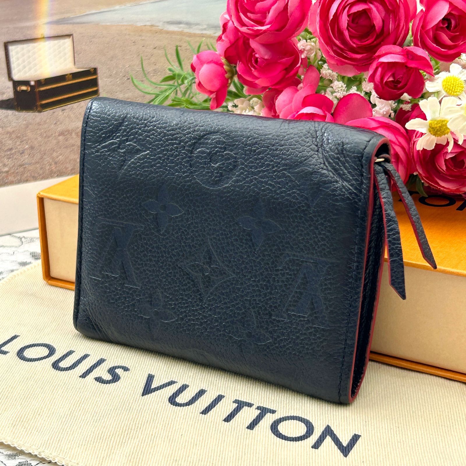 ルイヴィトン アンプラント ポルトフォイユ ヴィクトリーヌ マリーヌ