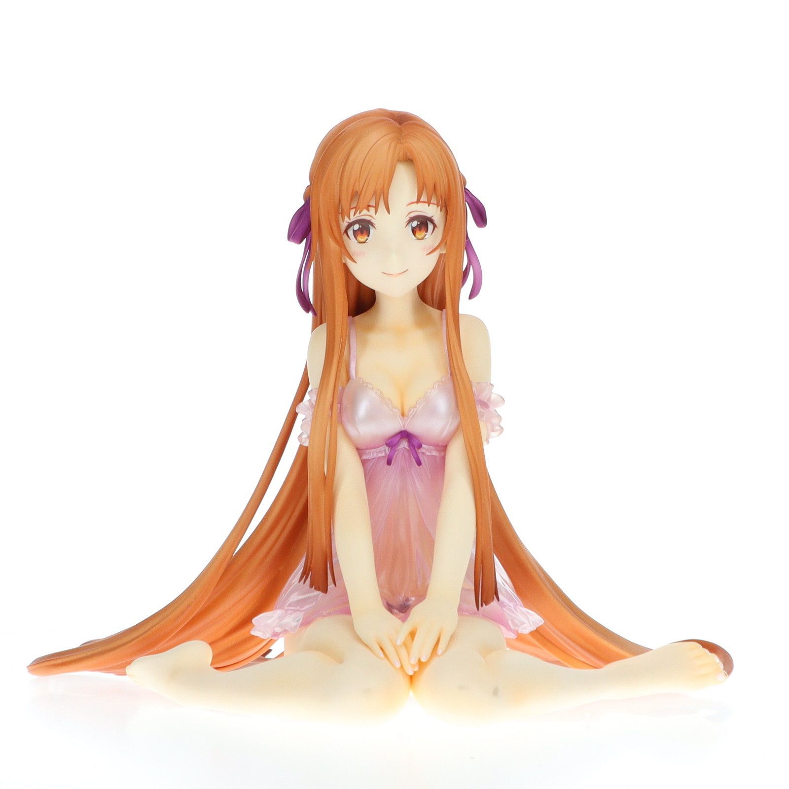 alpha - アスナ ネグリジェVer. SHIBUYA SCRAMBLE FIGURE ソードアート・オンライン 1/4 完成品 フィギュア アベマショッピング&amp;eStream Store限定 eStream/アルファサテライト 渋スクフィギュア、「SAOアスナ・シノン・リーファ -ネグリジェ