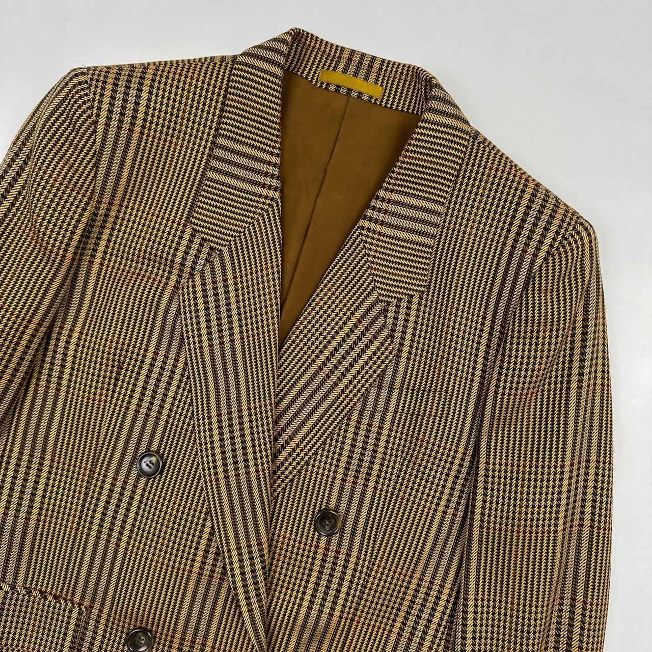 Burberrys ダブルブレスト チェックジャケット ブレザー Burberrys ダブルブレスト チェックジャケット ブレザー