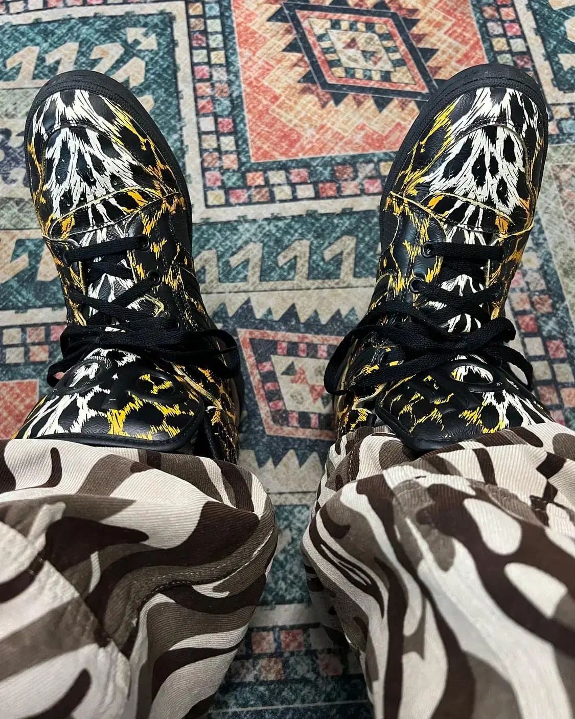 adidas(アディダス) ジェレミースコット ヒョウ柄 レオパード ハイ