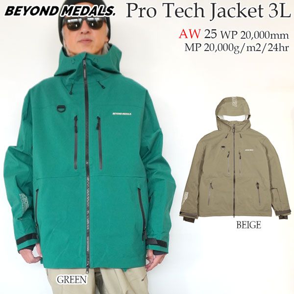 25-26 ビヨンドメダル プロテックジャケット3L BEYOND MEDALS PRO TECH JACKET 3L スノーボード ウエア ジャケット 25-26-JK-BML