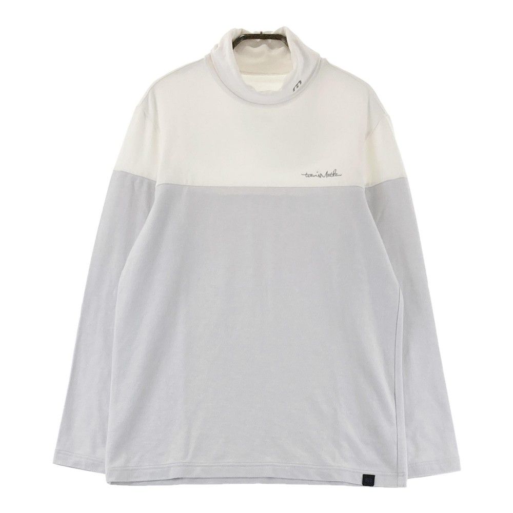 サイズ：M TRAVIS MATHEW トラビスマシュー 2022年モデル タートルネック長袖Tシャツ  グレー系 [240101280493]# ゴルフウェア メンズ ストスト
