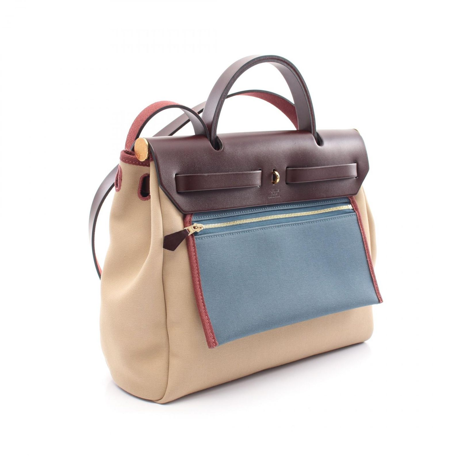 エルメス HERMES ハンドバッグ エールバッグジップPM トレンチ  