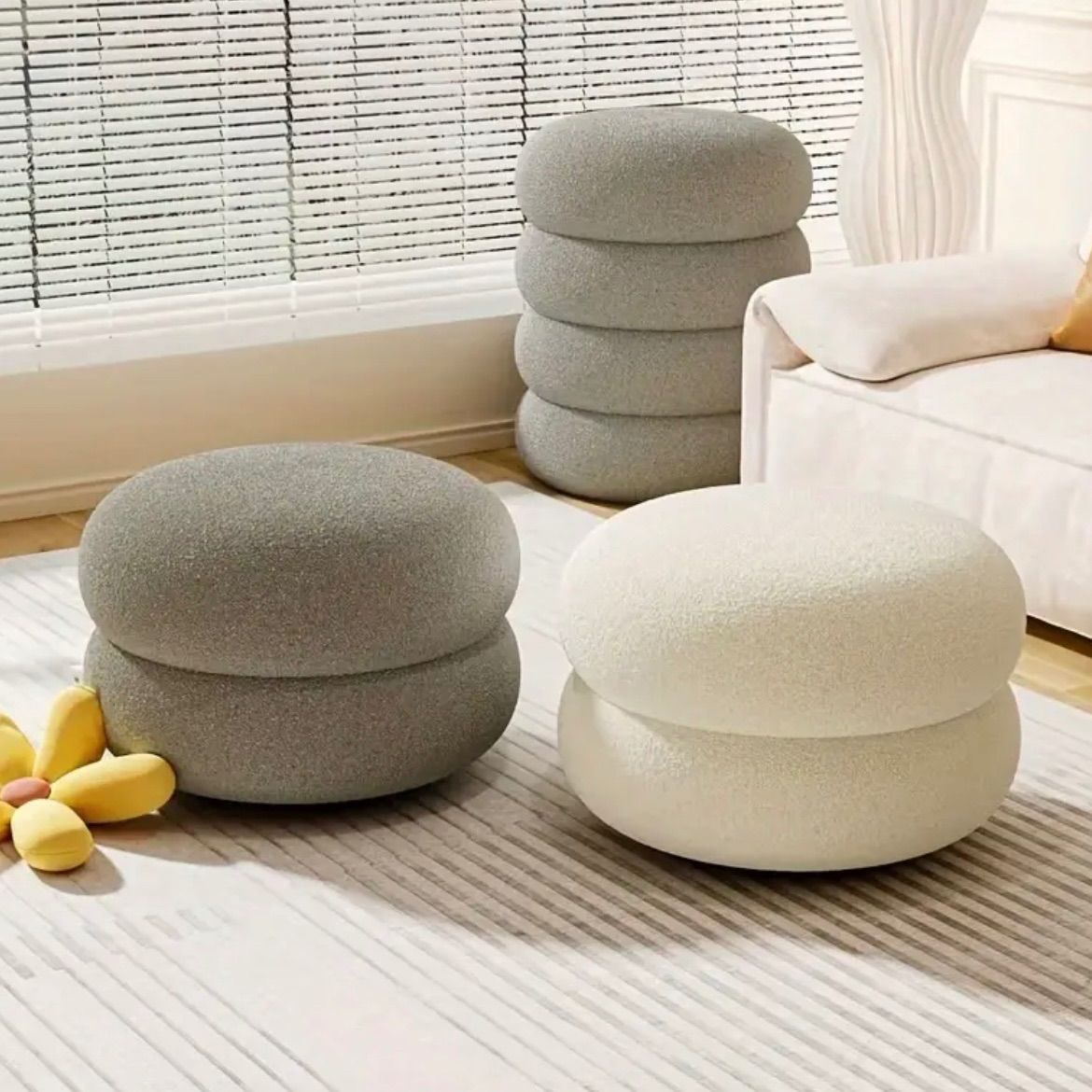 チェア 椅子 スツール 木製スツール 北欧 おしゃれ オッドマン コーヒーテーブル 多用途 クラシックポータブル木製ステップスツール ホーム オフィス ダイニングルーム リビングルーム キッズルーム 子供部屋 かわいい おしゃれ ユニーク 個性的 ホワイト 白