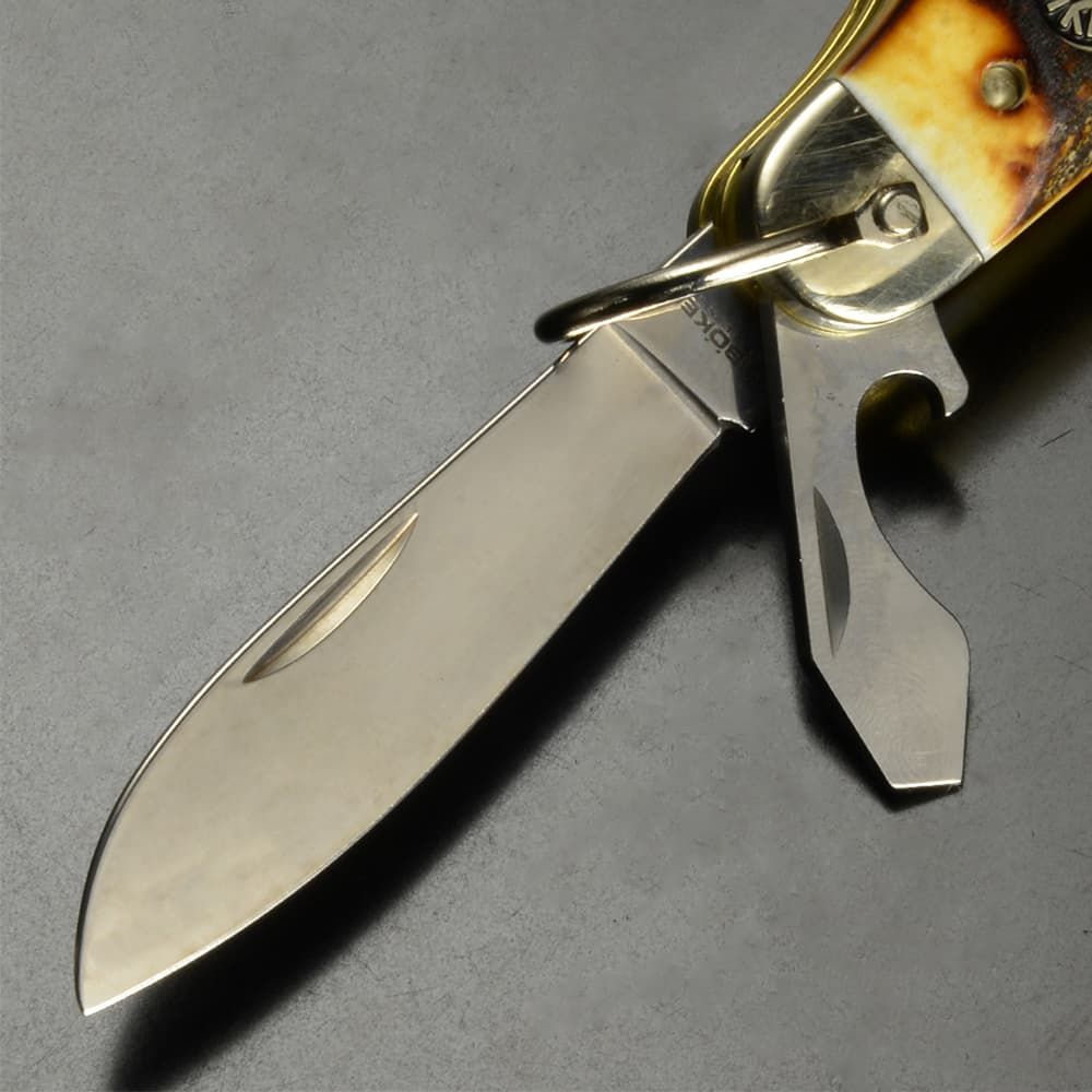 BOKER アーミーナイフ Camp Knife Stag マルチツール 専用