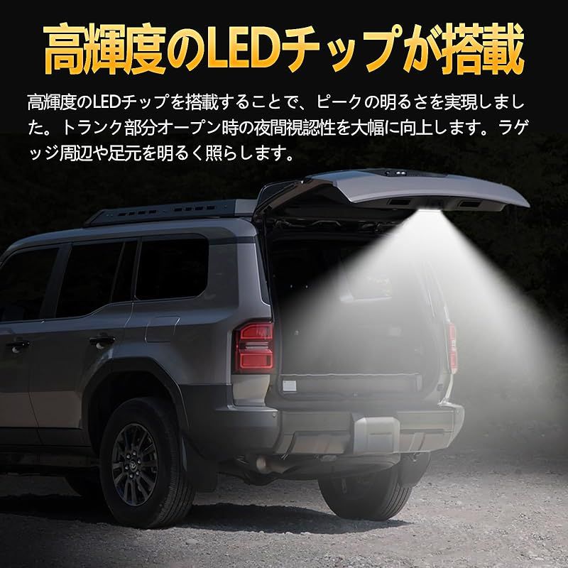 ハンドメイドきな TELLIKA ランクル250 ラゲッジランプキット ランドクルーザー 250 ZX