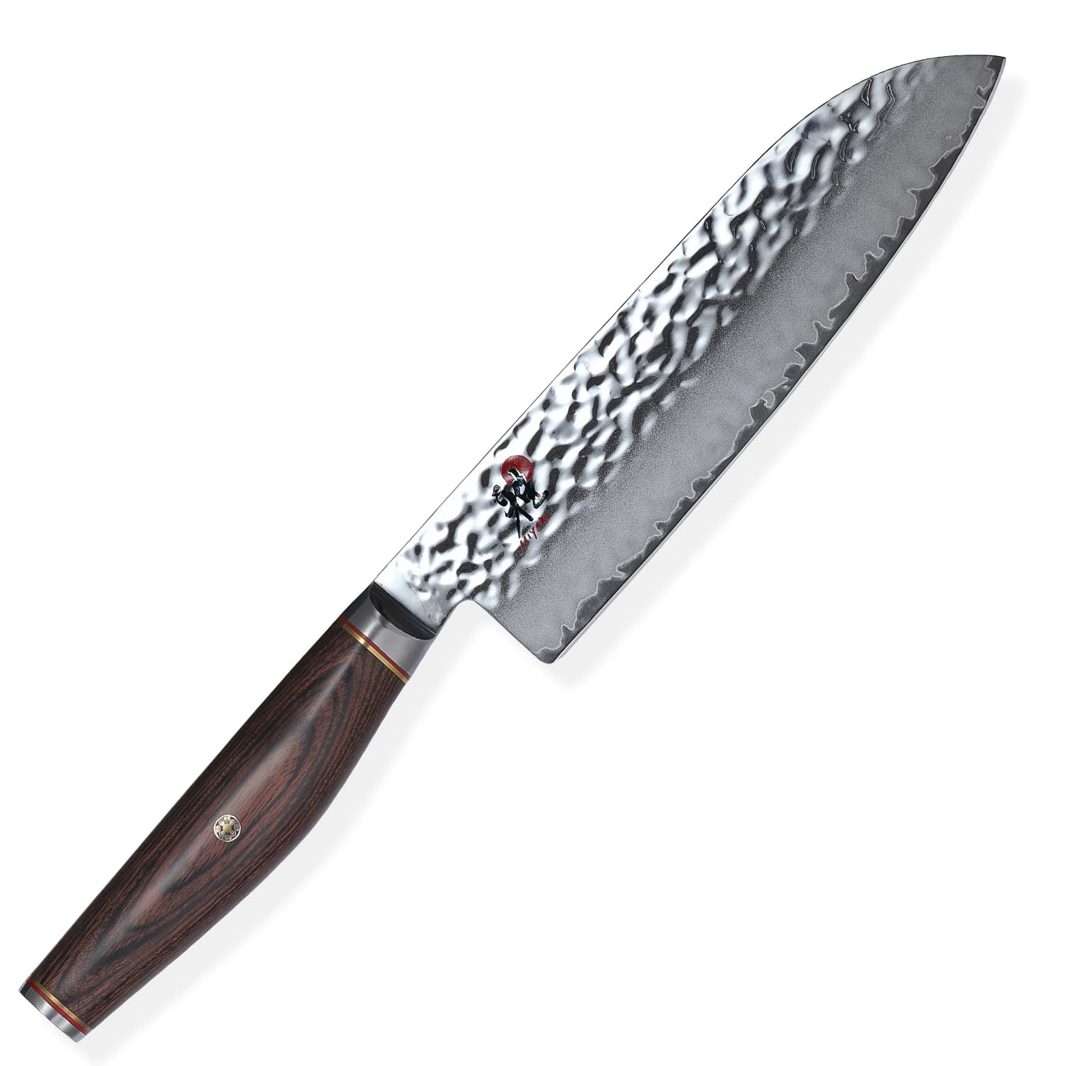 MIYABI ミヤビ 6000MCT 三徳包丁 180mm 日本製 多層鋼 槌目 包丁 岐阜県関市製 日本正規販売品 34074-181
