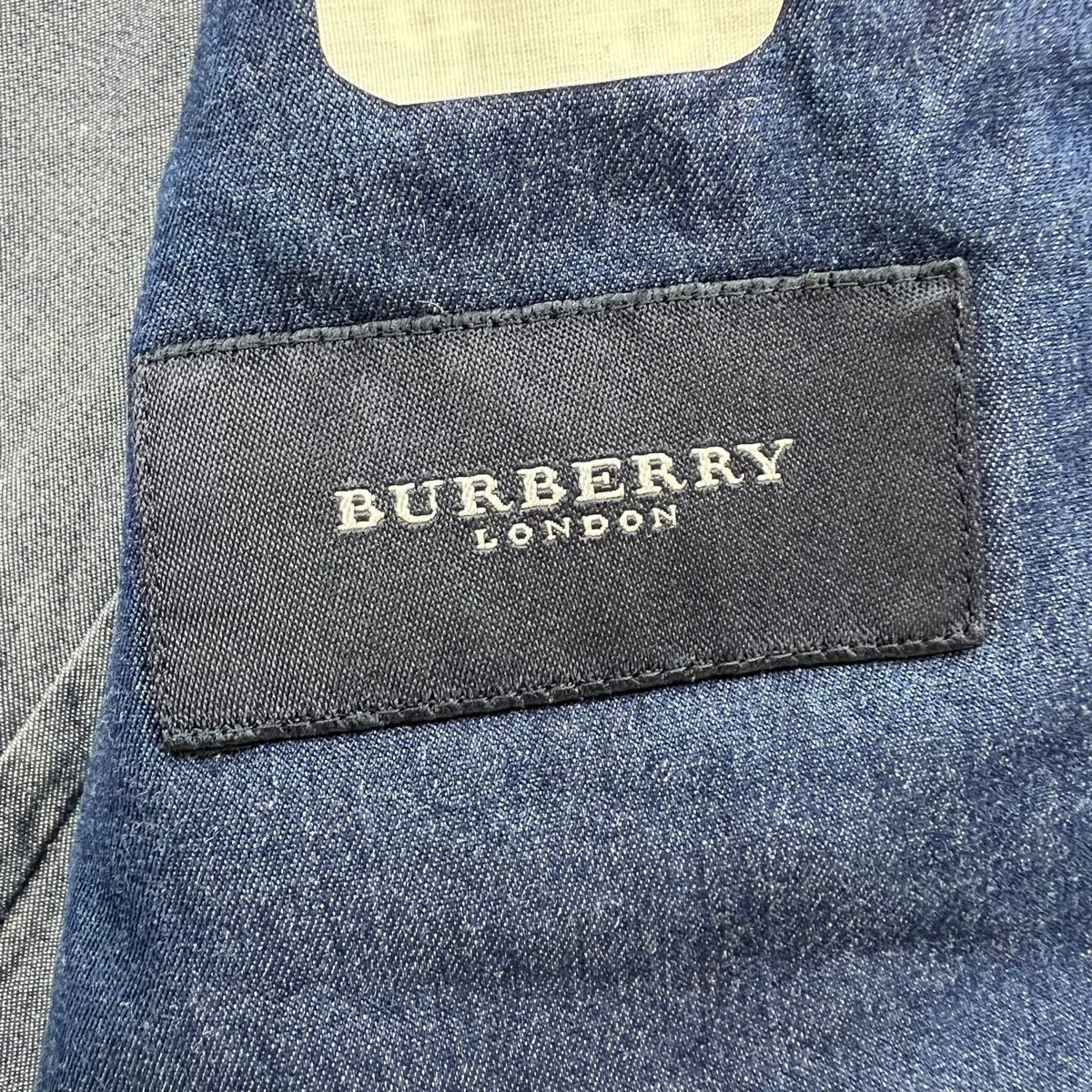 BURBERRY バーバリー ロンドン デニム テーラードジャケット 2B ブルー 