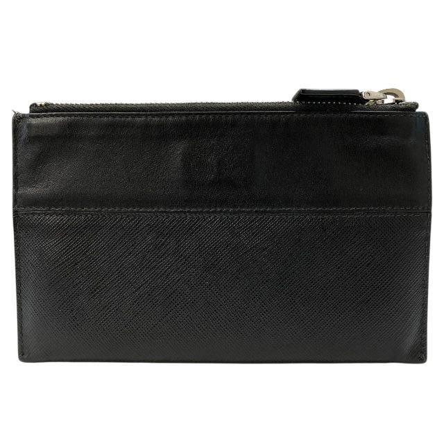 極美品　箱付き　PRADA プラダ　小銭入れ　ケース　サフィアーノブラック 極美品 箱付き PRADA プラダ 小銭入れ ケース サフィアーノブラック