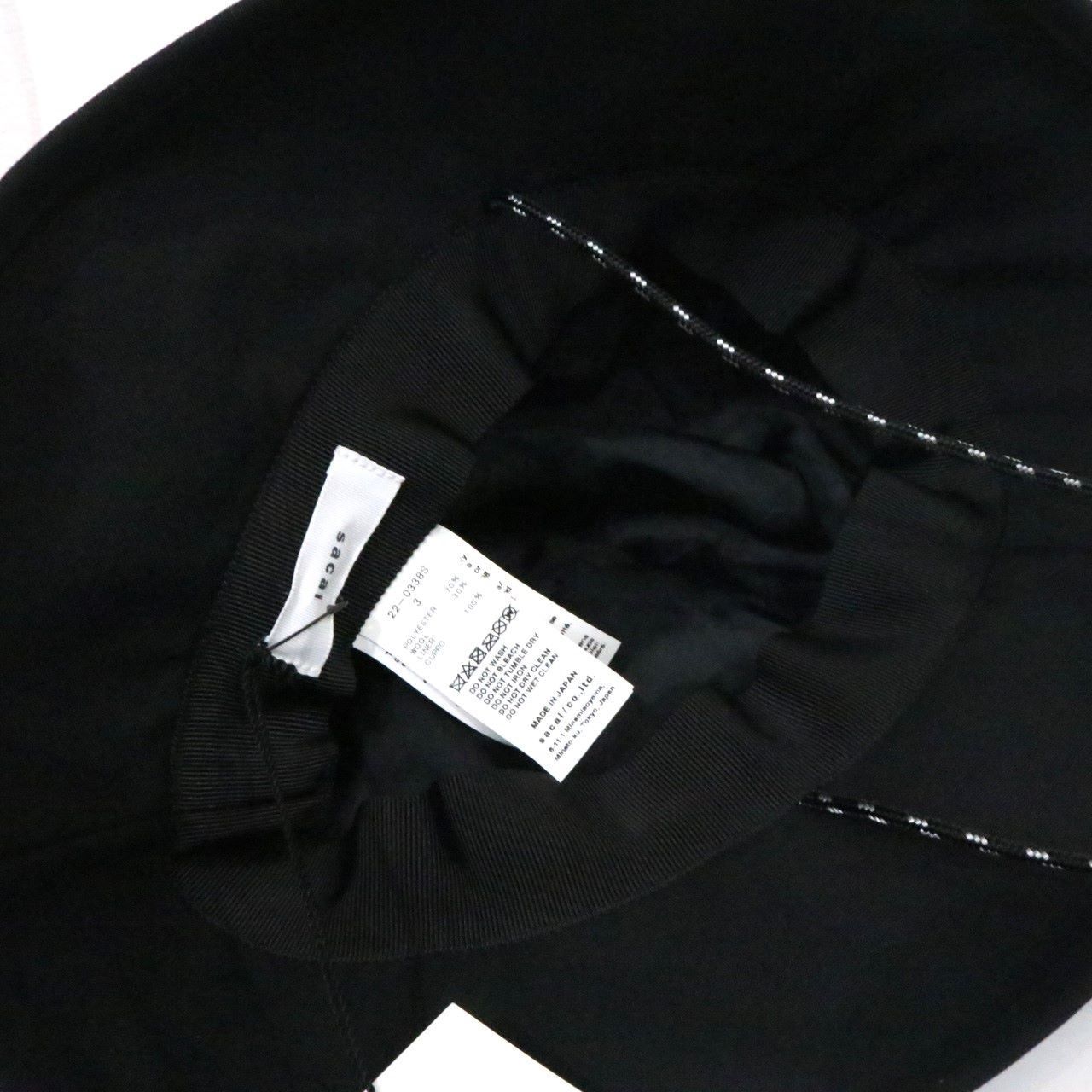 サカイ　バケットハット　ブラック SACAI＜サカイ＞ バケットハット（2245835）｜SACAI(サカイ