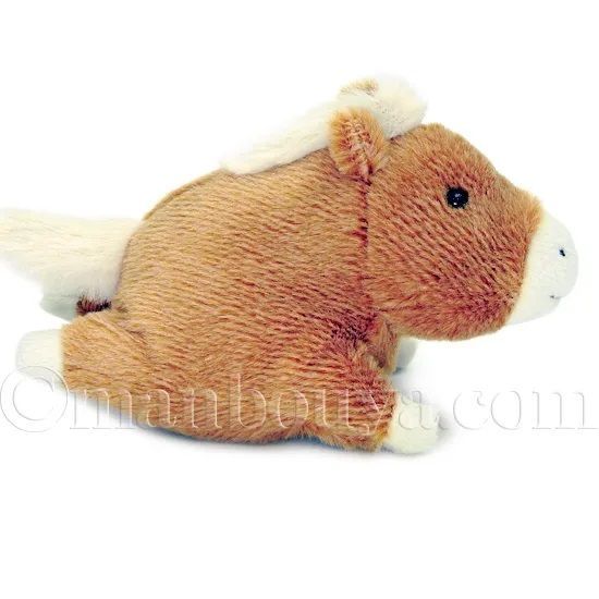 馬 ぬいぐるみ 動物 内藤デザイン 大陸散歩 ぽちゃまるS ポニー 14cm