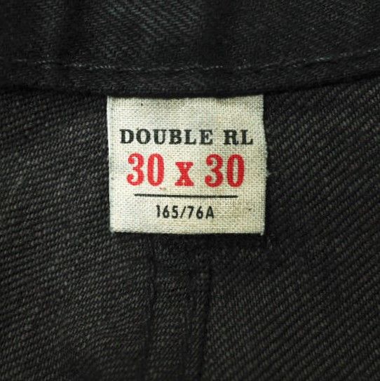 新品 RRL ダブルアールエル アメリカ製 Vintage 5Pocket Black