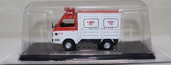 新品 1/43 懐かしの商用車コレクション スバル サンバー 1982（赤帽