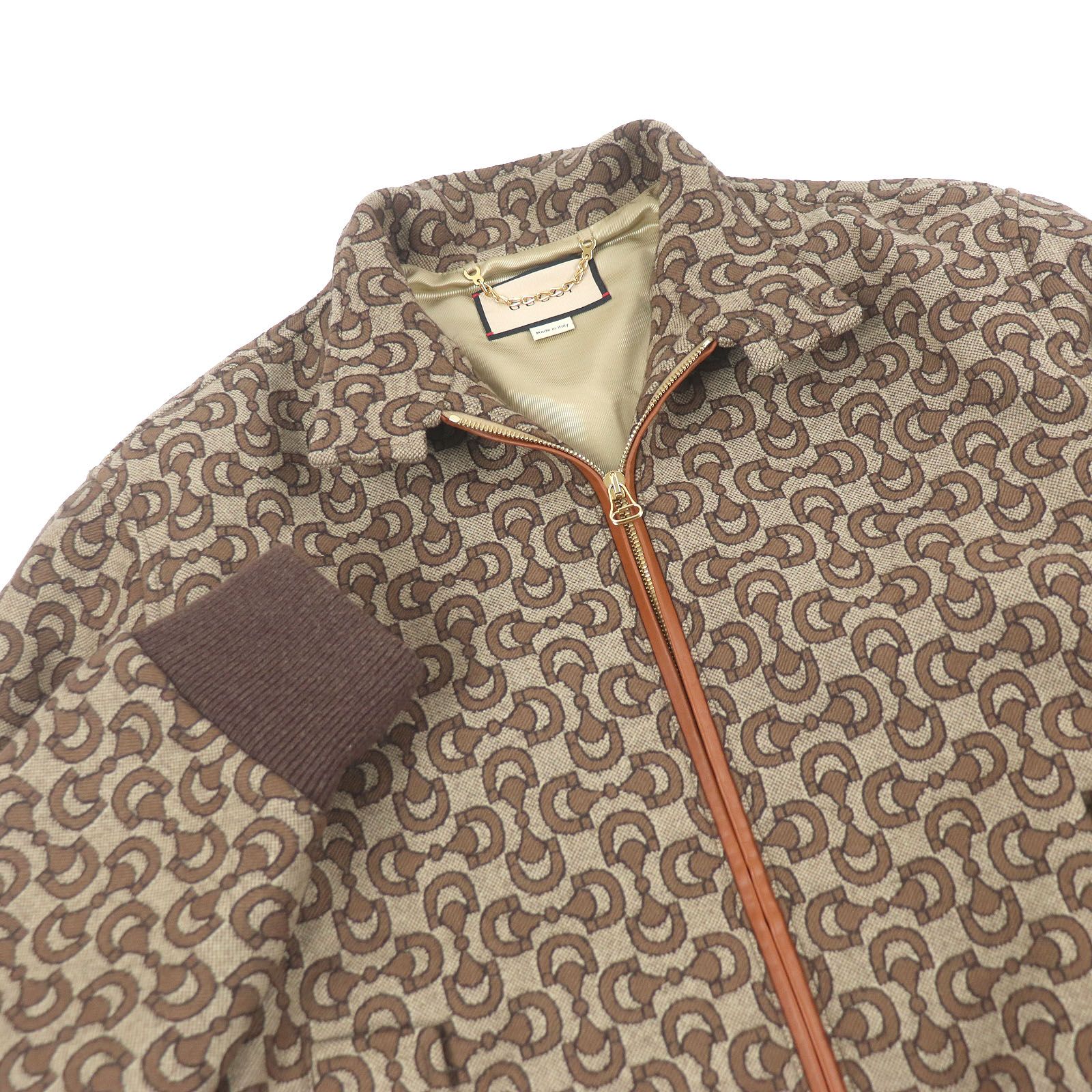 ◎美品◎GUCCI シルク GG総柄 テーラードジャケット XLサイズ ブラウン ◎美品◎GUCCI シルク GG総柄 テーラードジャケット XLサイズ