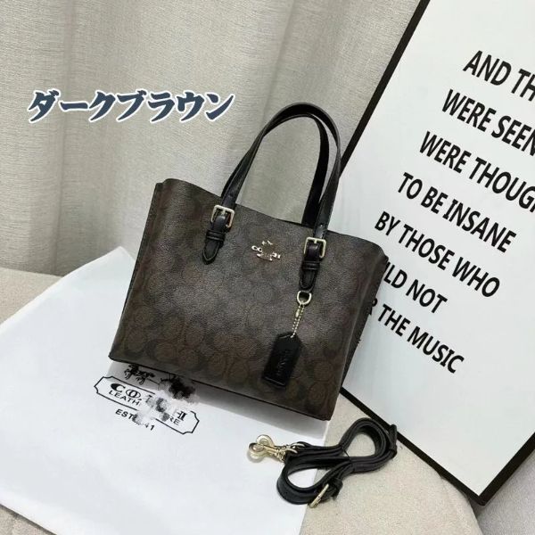 COACH コーチ CH228 トートバッグ デニム モリー トート 25?シグネチャー シャンブレーキャンバス 2WAY 斜めがけ レディース  アウトレット レディース mollie tote 25 - メルカリ